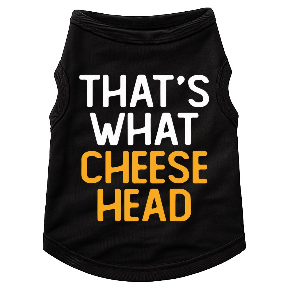 Thats What Cheese Head Green Bay Packer Doggie Tank