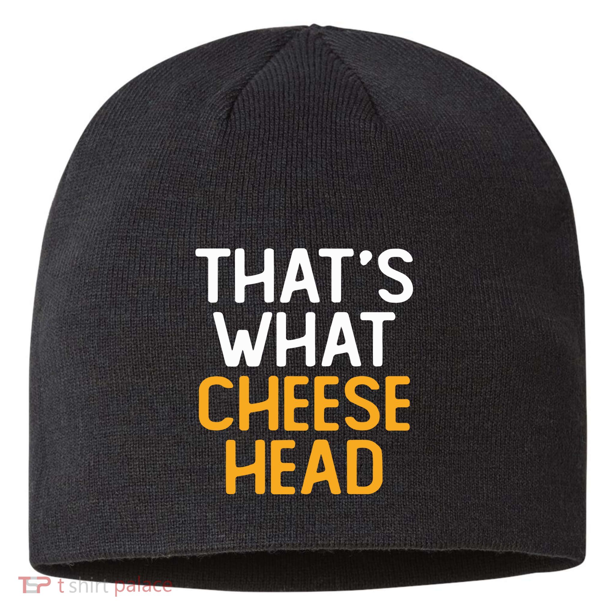 Thats What Cheese Head Green Bay Packer Sustainable Beanie