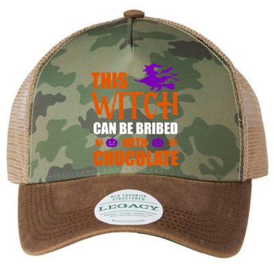 This Witch Can Be Bribed With Chocolate Legacy Tie Dye Trucker Hat