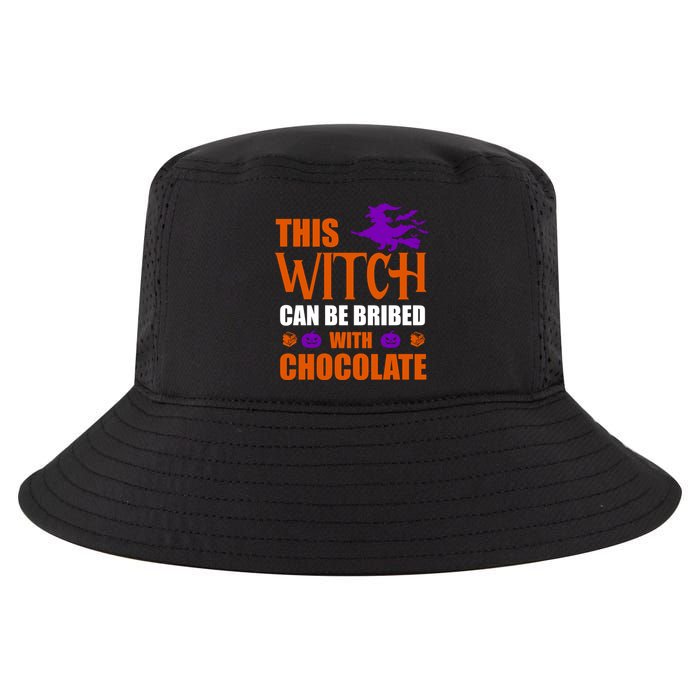 This Witch Can Be Bribed With Chocolate Cool Comfort Performance Bucket Hat