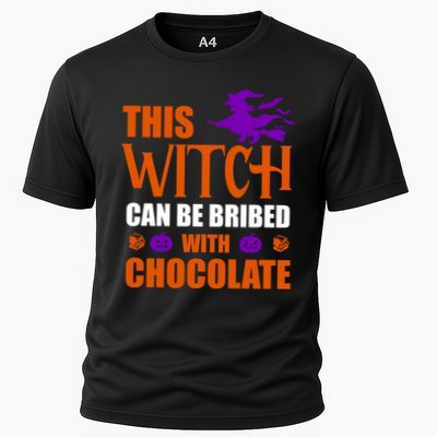 This Witch Can Be Bribed With Chocolate Performance Shirt