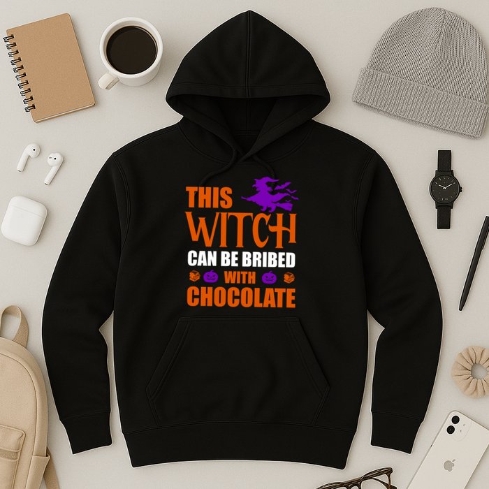 This Witch Can Be Bribed With Chocolate Hoodie