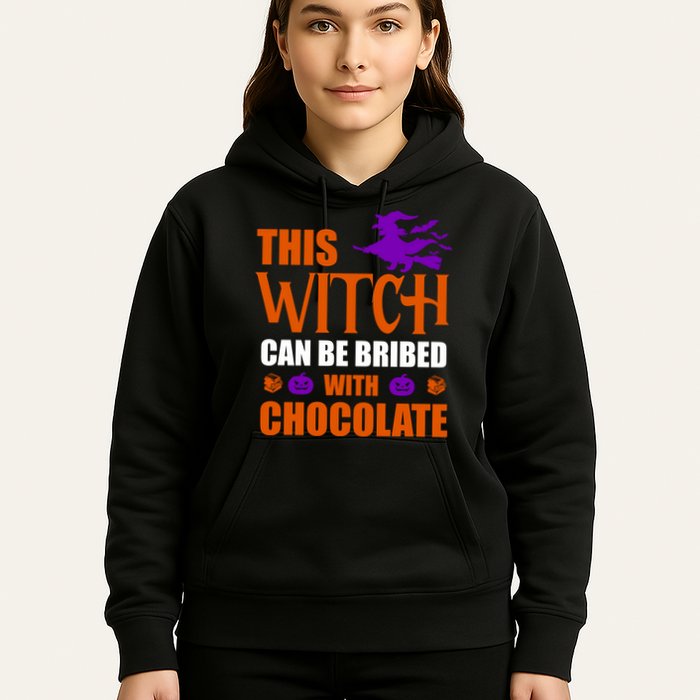 This Witch Can Be Bribed With Chocolate Hoodie