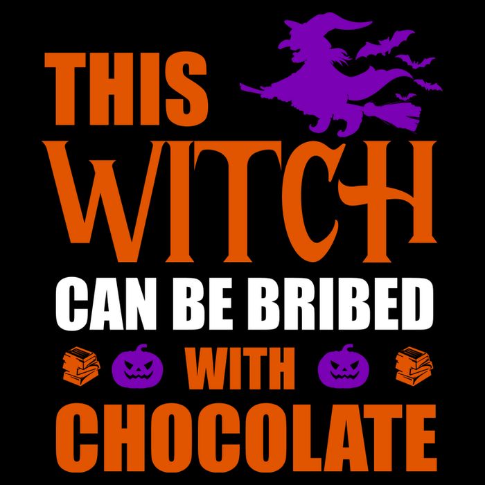 This Witch Can Be Bribed With Chocolate Hoodie