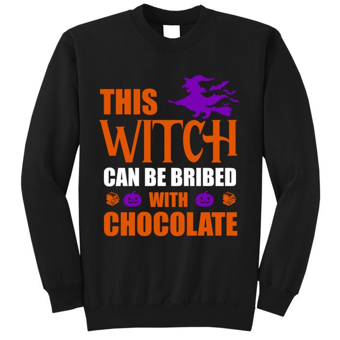 This Witch Can Be Bribed With Chocolate Sweatshirt