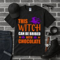 This Witch Can Be Bribed With Chocolate Tall T-Shirt