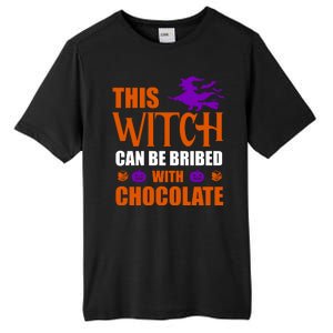 This Witch Can Be Bribed With Chocolate Tall Fusion ChromaSoft Performance T-Shirt