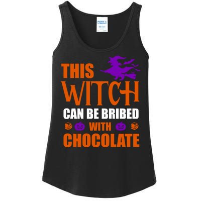 This Witch Can Be Bribed With Chocolate Ladies Essential Tank