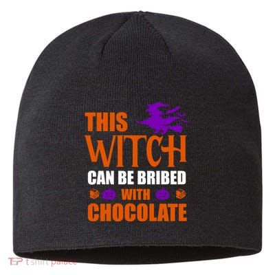 This Witch Can Be Bribed With Chocolate Sustainable Beanie