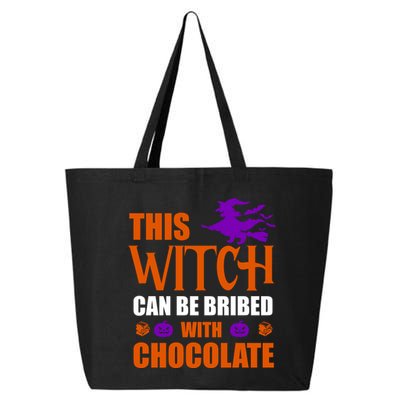 This Witch Can Be Bribed With Chocolate 25L Jumbo Tote