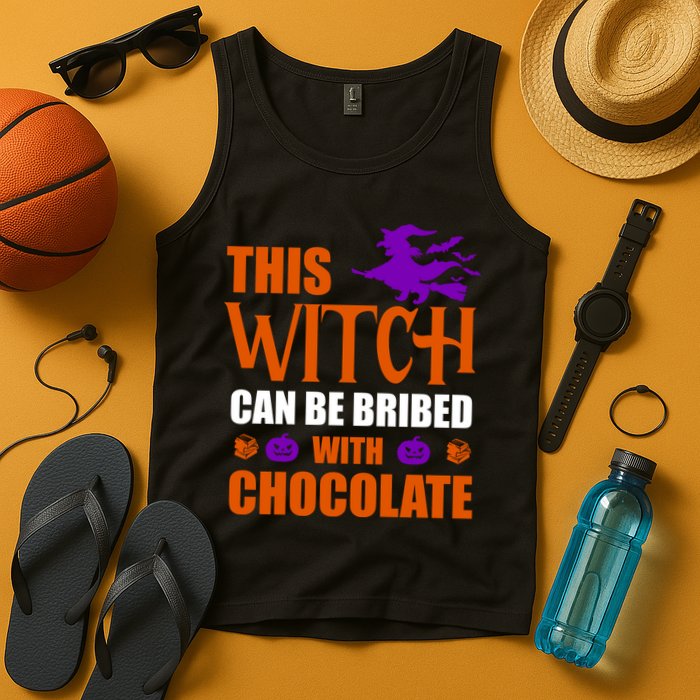 This Witch Can Be Bribed With Chocolate Tank Top