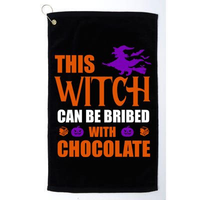 This Witch Can Be Bribed With Chocolate Golf Towel