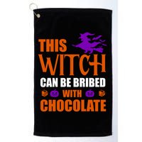 This Witch Can Be Bribed With Chocolate Golf Towel