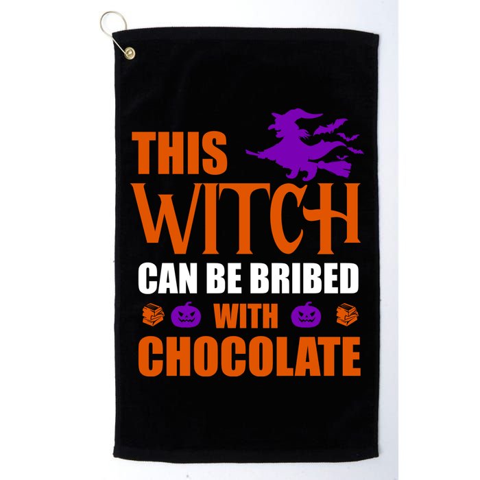 This Witch Can Be Bribed With Chocolate Golf Towel