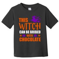 This Witch Can Be Bribed With Chocolate Toddler T-Shirt