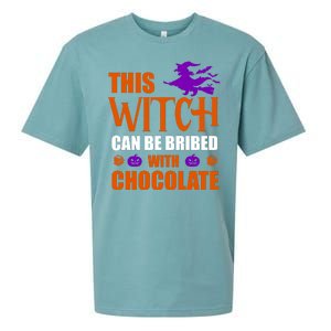 This Witch Can Be Bribed With Chocolate Sueded Cloud Jersey T-Shirt