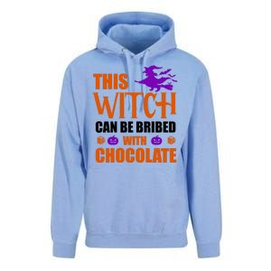 This Witch Can Be Bribed With Chocolate Unisex Surf Hoodie