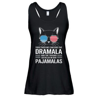 Together We Can End The Dramala And The Trauma And Go Relax Ladies Essential Flowy Tank