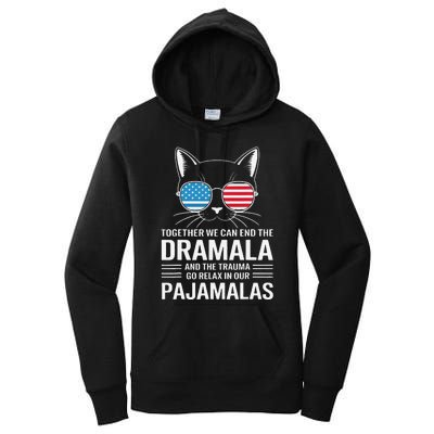 Together We Can End The Dramala And The Trauma And Go Relax Women's Pullover Hoodie