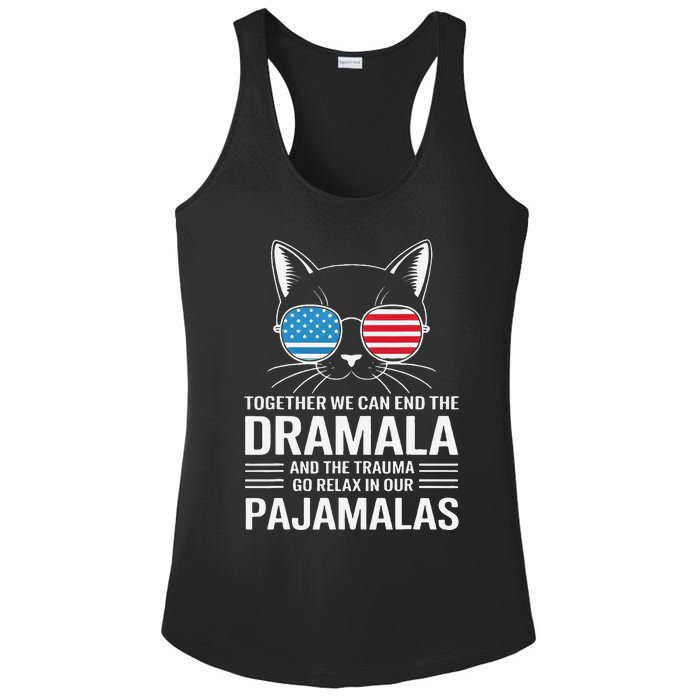 Together We Can End The Dramala And The Trauma And Go Relax Ladies PosiCharge Competitor Racerback Tank