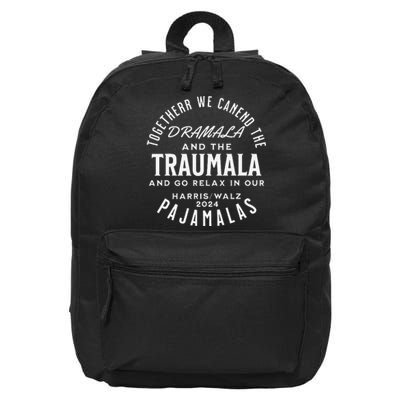 Together We Can End The Dramala And The Traumala 16 in Basic Backpack