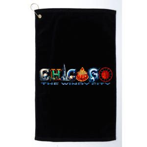 The Windy City A Chicago Sporting Team Fan A Fun Chicagoan Platinum Collection Golf Towel