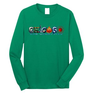 The Windy City A Chicago Sporting Team Fan A Fun Chicagoan Long Sleeve Shirt