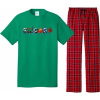 The Windy City A Chicago Sporting Team Fan A Fun Chicagoan Pajama Set