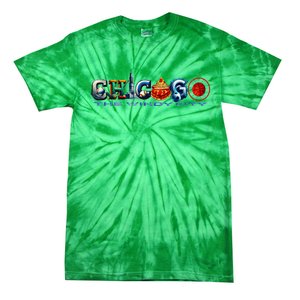 The Windy City A Chicago Sporting Team Fan A Fun Chicagoan Tie-Dye T-Shirt