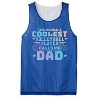 The Worlds Coolest Volleyball Player Calls Me Dad Gift Mesh Reversible Basketball Jersey Tank