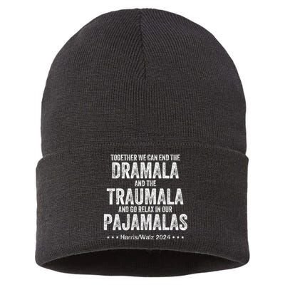 Together We Can End The Dramala And The Traumala Sustainable Knit Beanie