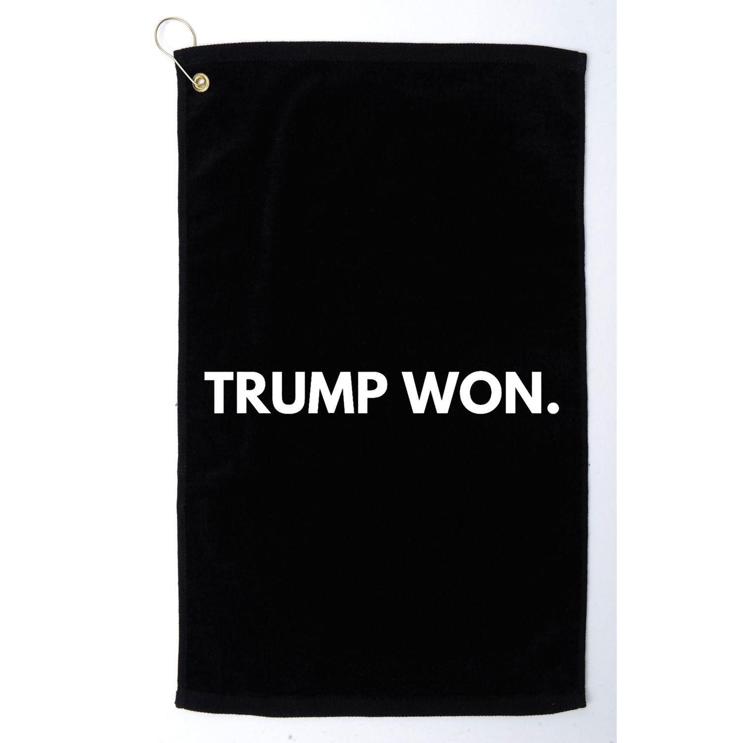 Trump Won Conservative Party Supporter Golf Towel