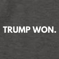 Trump Won Conservative Party Supporter Vector Backpack