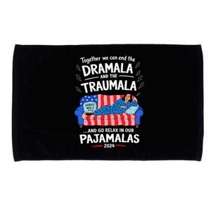 Together We Can End The Dramala And The Traumala Funny Microfiber Hand Towel