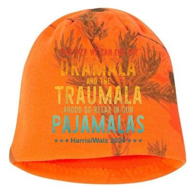 Together We Can End The Dramala And The Traumala Apparel Kati - Camo Knit Beanie