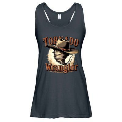 Tornado Wrangler Cowboy Wrangler Ladies Essential Flowy Tank