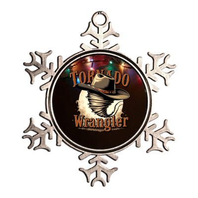 Tornado Wrangler Cowboy Wrangler Metallic Star Ornament