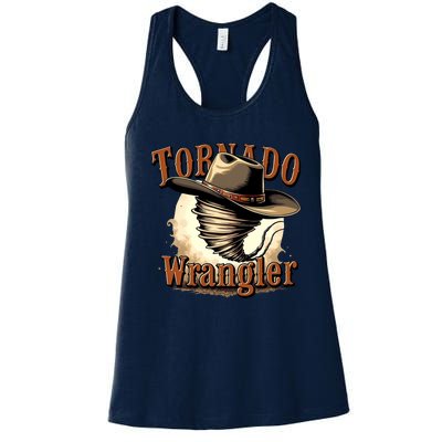 Tornado Wrangler Cowboy Wrangler Women's Racerback Tank