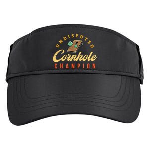 Tournament Win Cornhole Champion Corn Hole Champ Toss Game Adult Drive Performance Visor