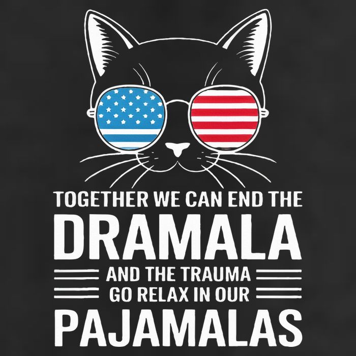 Together We Can End The Dramala And The Trauma And Go Relax 7 Panel Mesh Trucker Snapback Hat