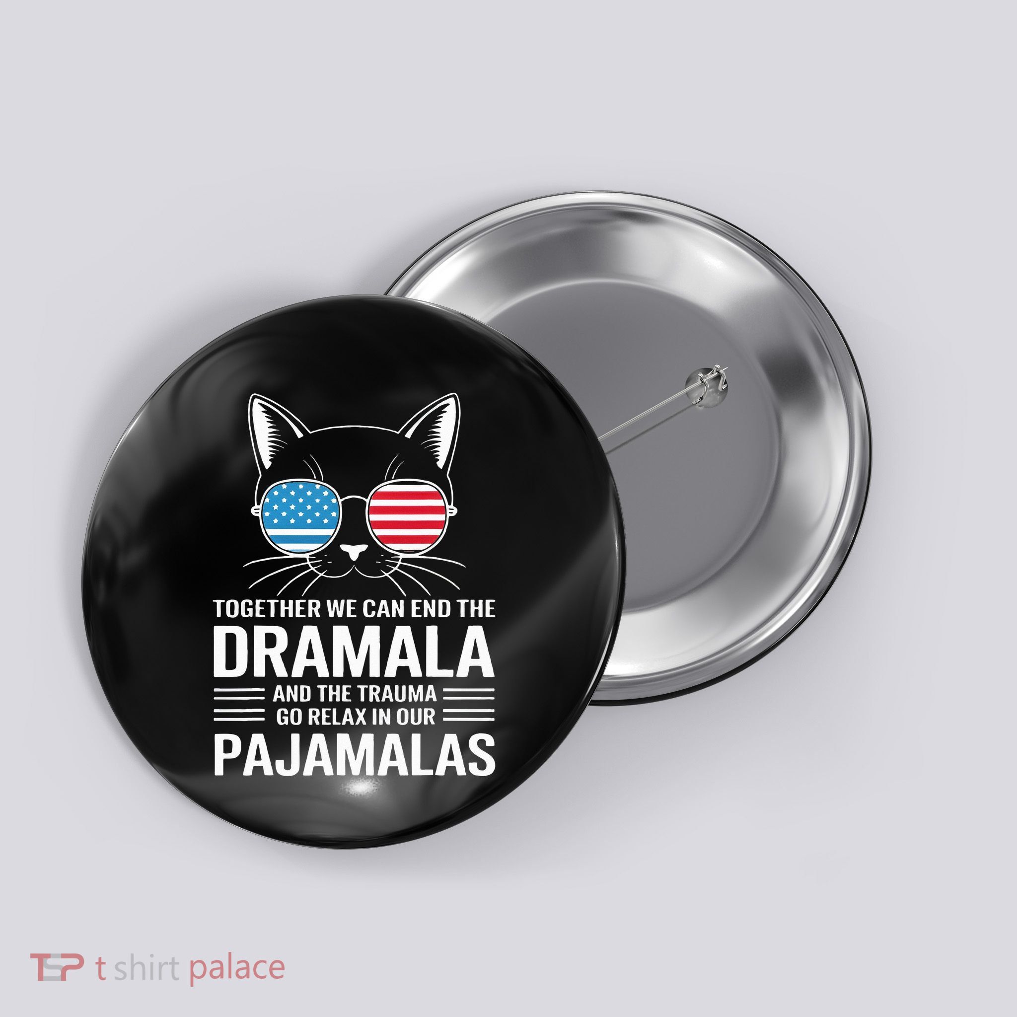 Together We Can End The Dramala And The Trauma And Go Relax Button
