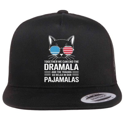 Together We Can End The Dramala And The Trauma And Go Relax Flatbill Hat