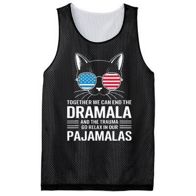 Together We Can End The Dramala And The Trauma And Go Relax Mesh Reversible Basketball Jersey Tank