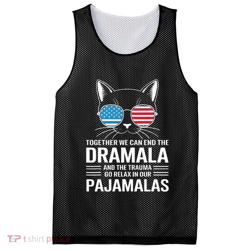 Together We Can End The Dramala And The Trauma And Go Relax Mesh Reversible Basketball Jersey Tank
