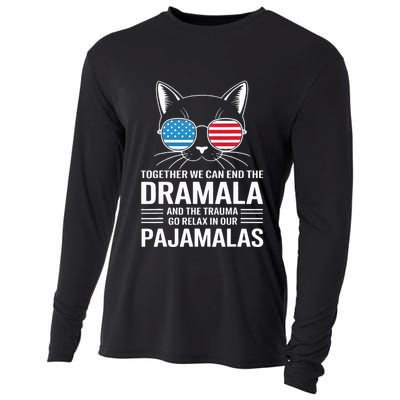 Together We Can End The Dramala And The Trauma And Go Relax Cooling Performance Long Sleeve Crew