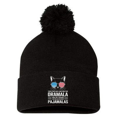 Together We Can End The Dramala And The Trauma And Go Relax Pom Pom 12in Knit Beanie