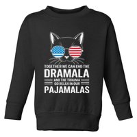 Together We Can End The Dramala And The Trauma And Go Relax Toddler Sweatshirt