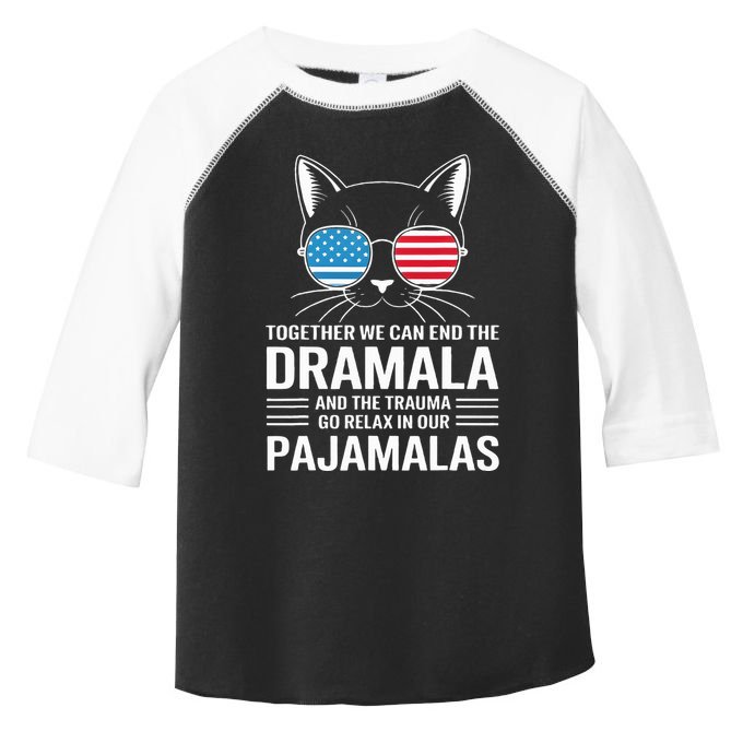 Together We Can End The Dramala And The Trauma And Go Relax Toddler Fine Jersey T-Shirt