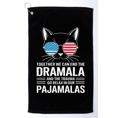 Together We Can End The Dramala And The Trauma And Go Relax Golf Towel