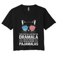Together We Can End The Dramala And The Trauma And Go Relax Crop Top